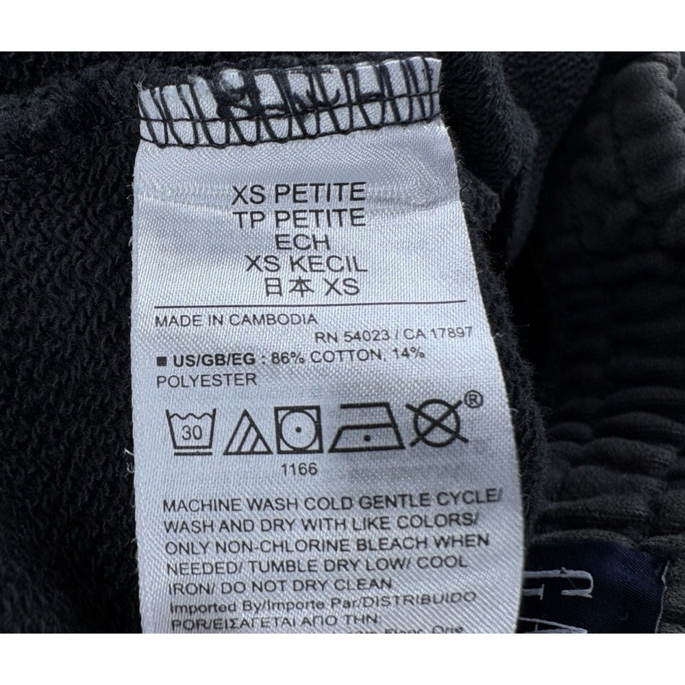 GAP Heavyweight French Terry Barrel Sweatpant Womens XS Petite in Moonless Night - Picture 5 of 9